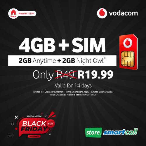 SIM Only + 4GB LTE Data